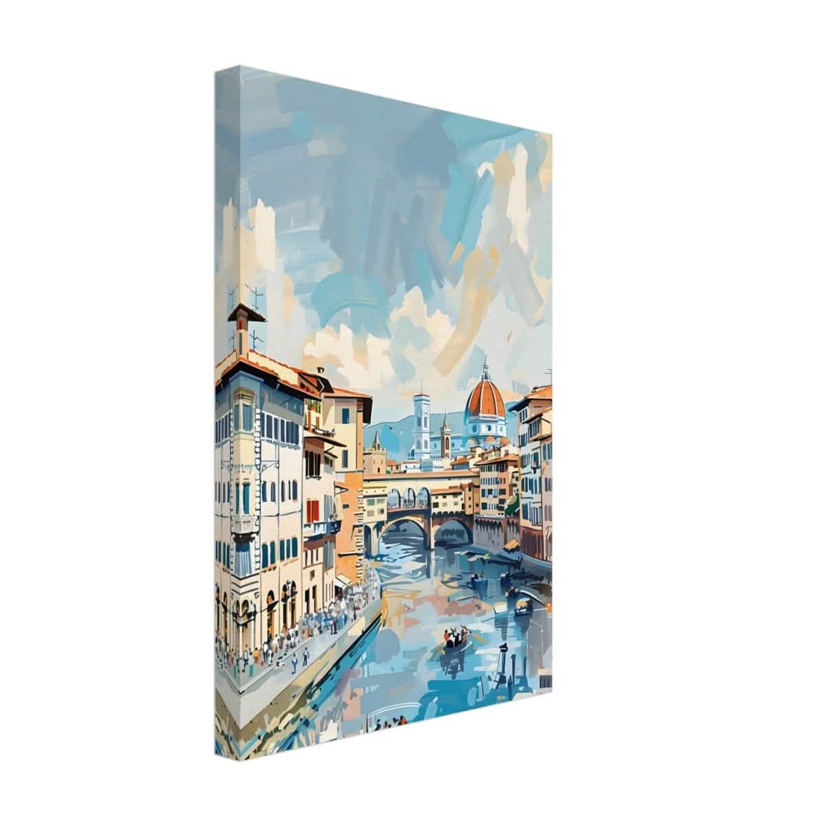 Da Vinci Travel Collection wall art print | Florence Italy - Canvas - 30x45 cm / 12x18″ - Thick