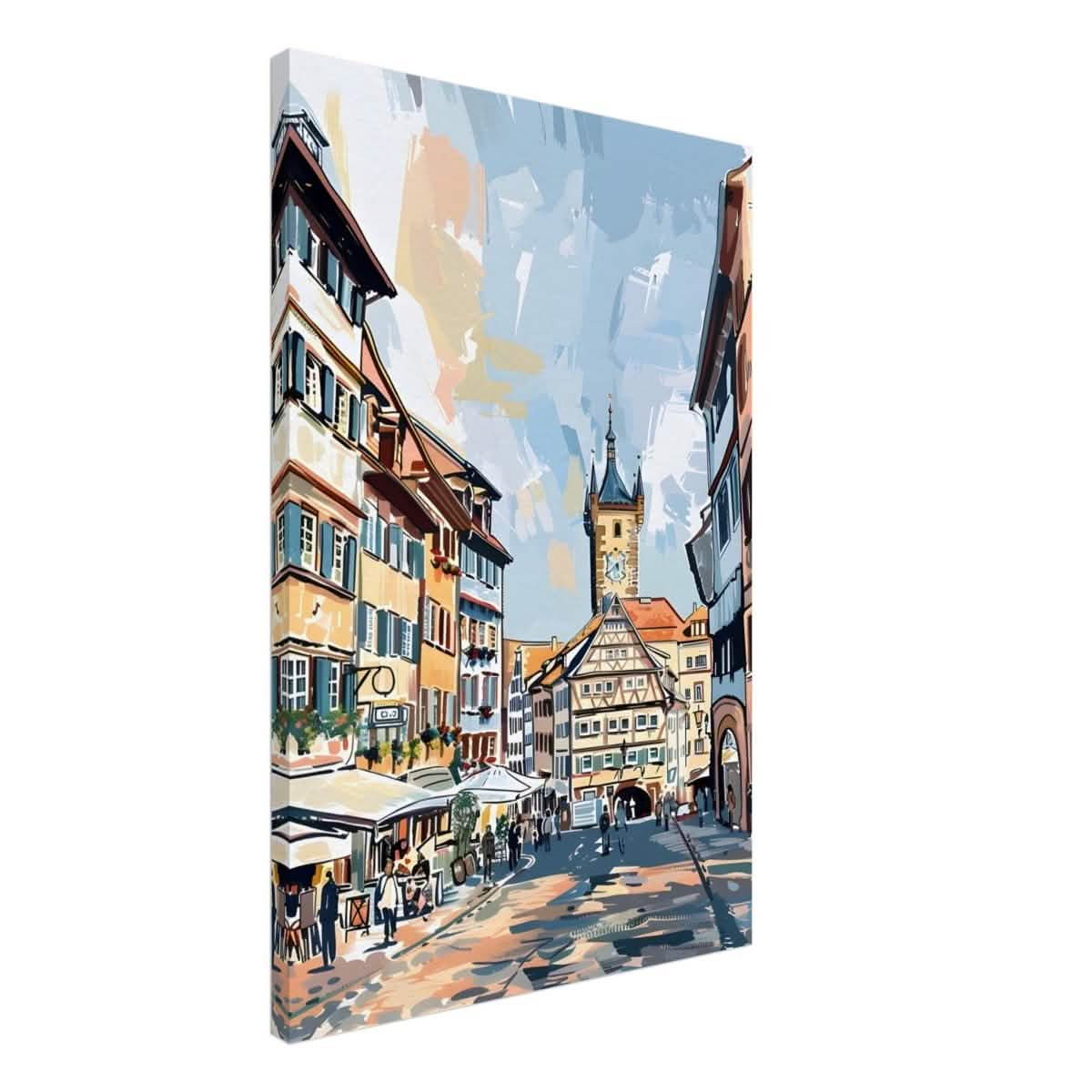 Da Vinci Travel Collection wall art print | Frankfurt Germany - Canvas - 60x90 cm / 24x36″ - Thick