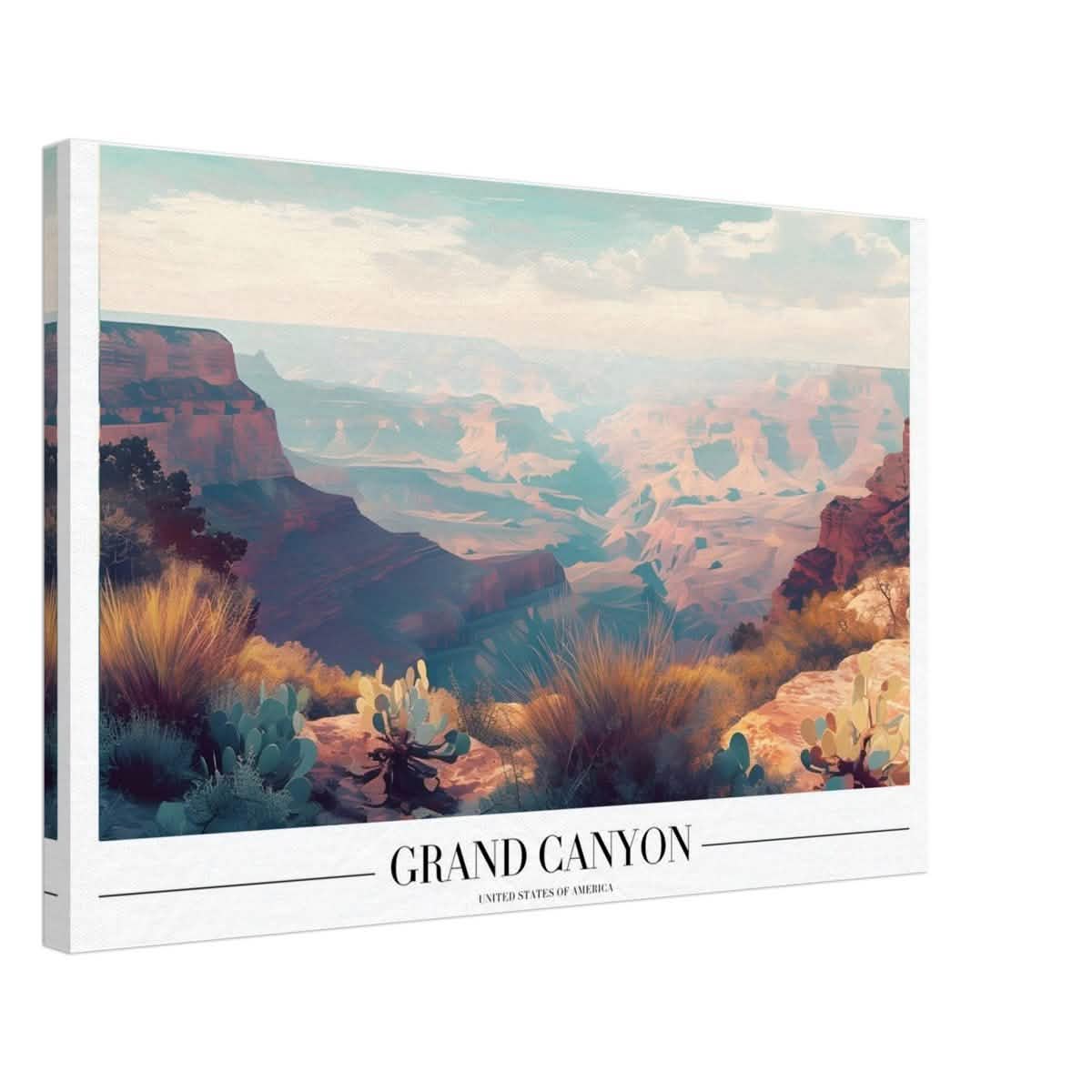 Da Vinci Travel Collection wall art print | Grand Canyon USA - Canvas - 50x75 cm / 20x30″ - Thick