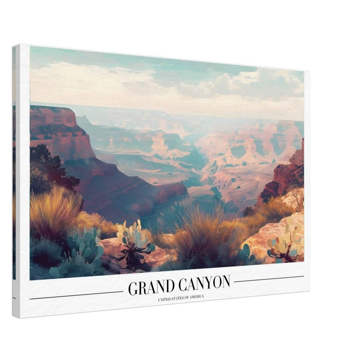 Da Vinci Travel Collection wall art print | Grand Canyon USA - Canvas - 60x90 cm / 24x36″ - Thick