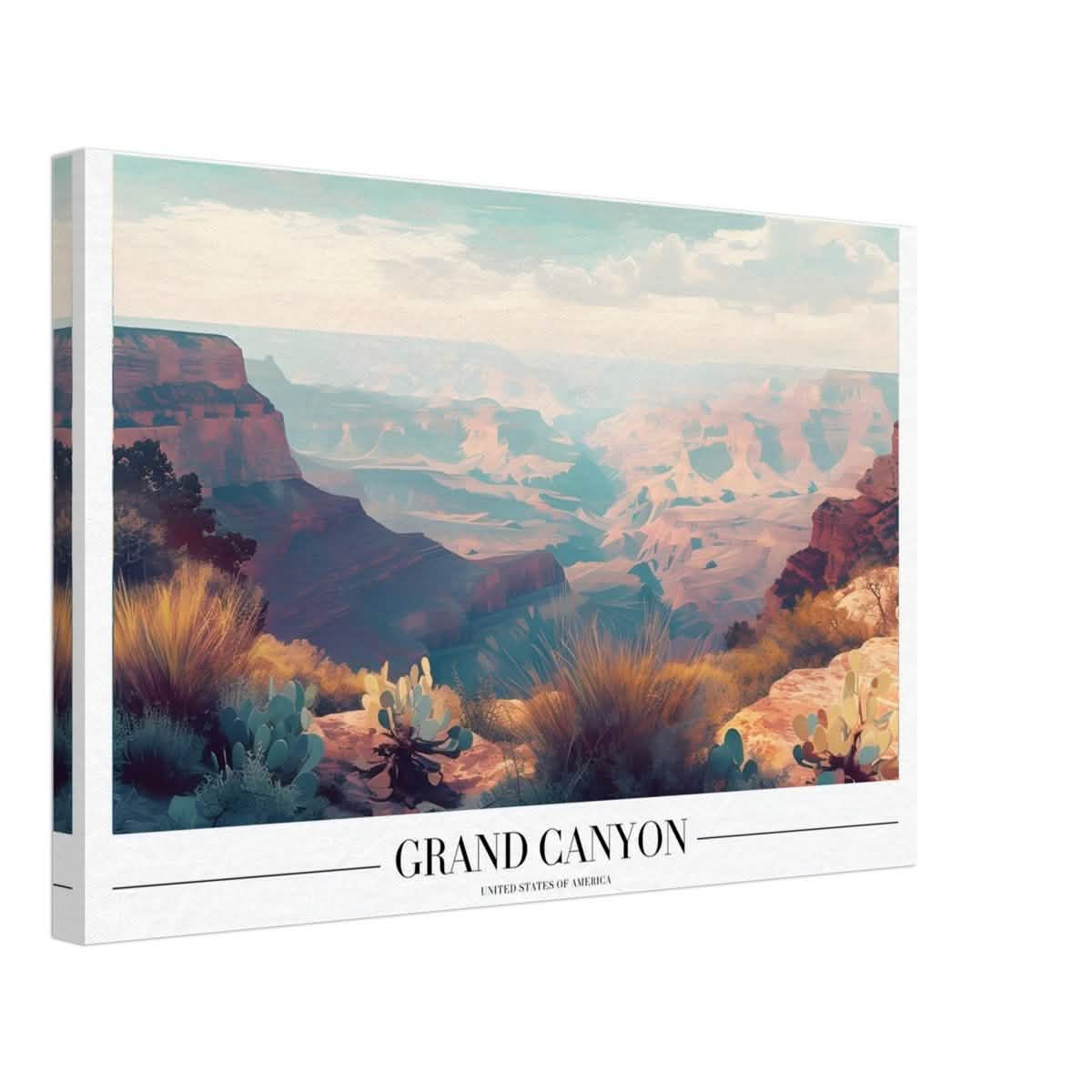 Da Vinci Travel Collection wall art print | Grand Canyon USA - Canvas - 40x60 cm / 16x24″ - Thick
