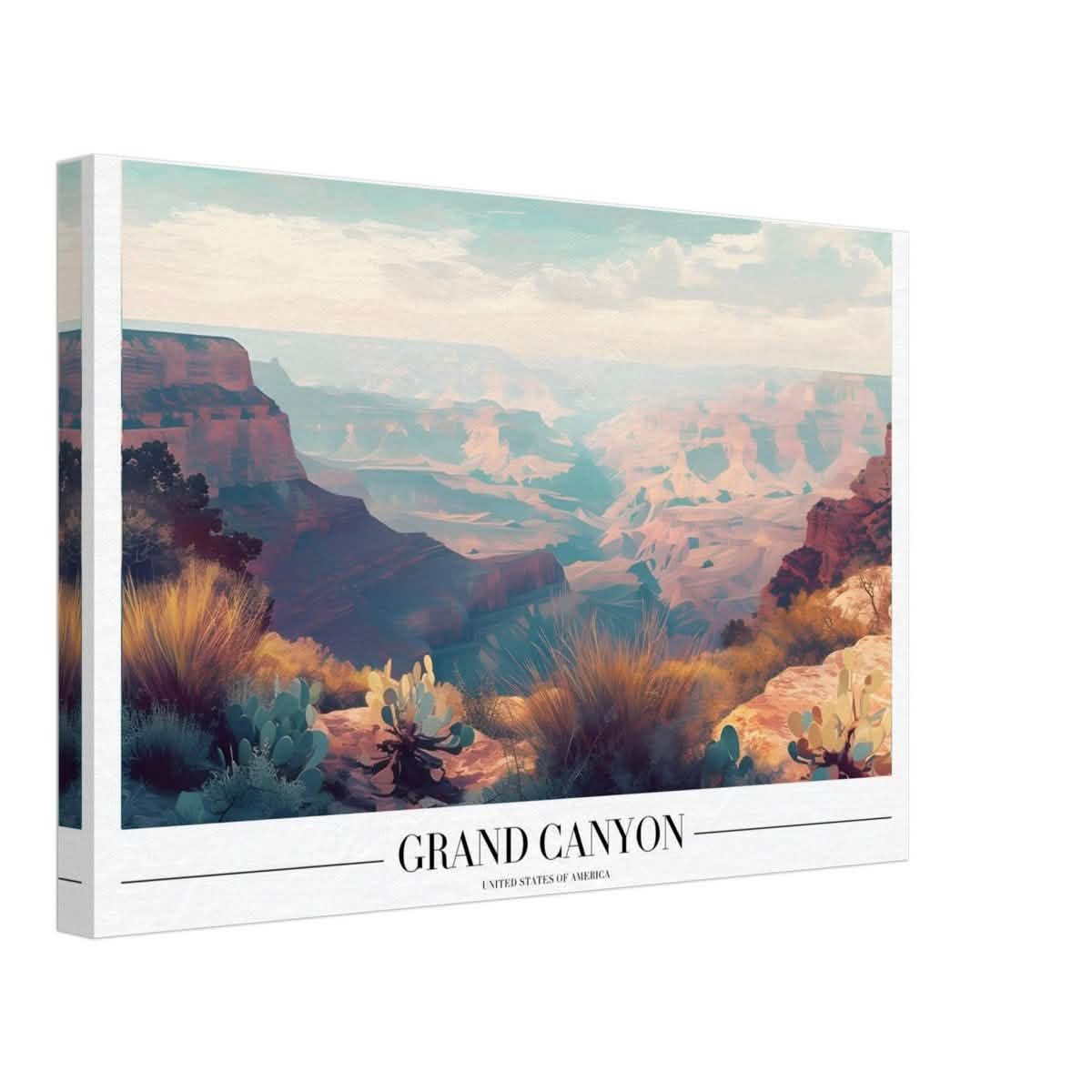 Da Vinci Travel Collection wall art print | Grand Canyon USA - Canvas - 30x45 cm / 12x18″ - Slim