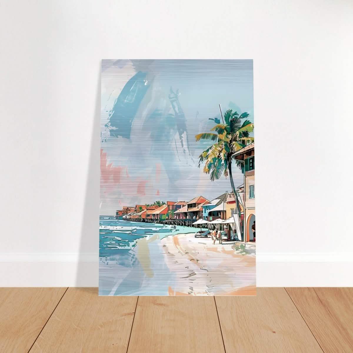 Da Vinci Travel Collection wall art print | Hawaii USA - Brushed Aluminum Print - 50x75 cm / 20x30″ -