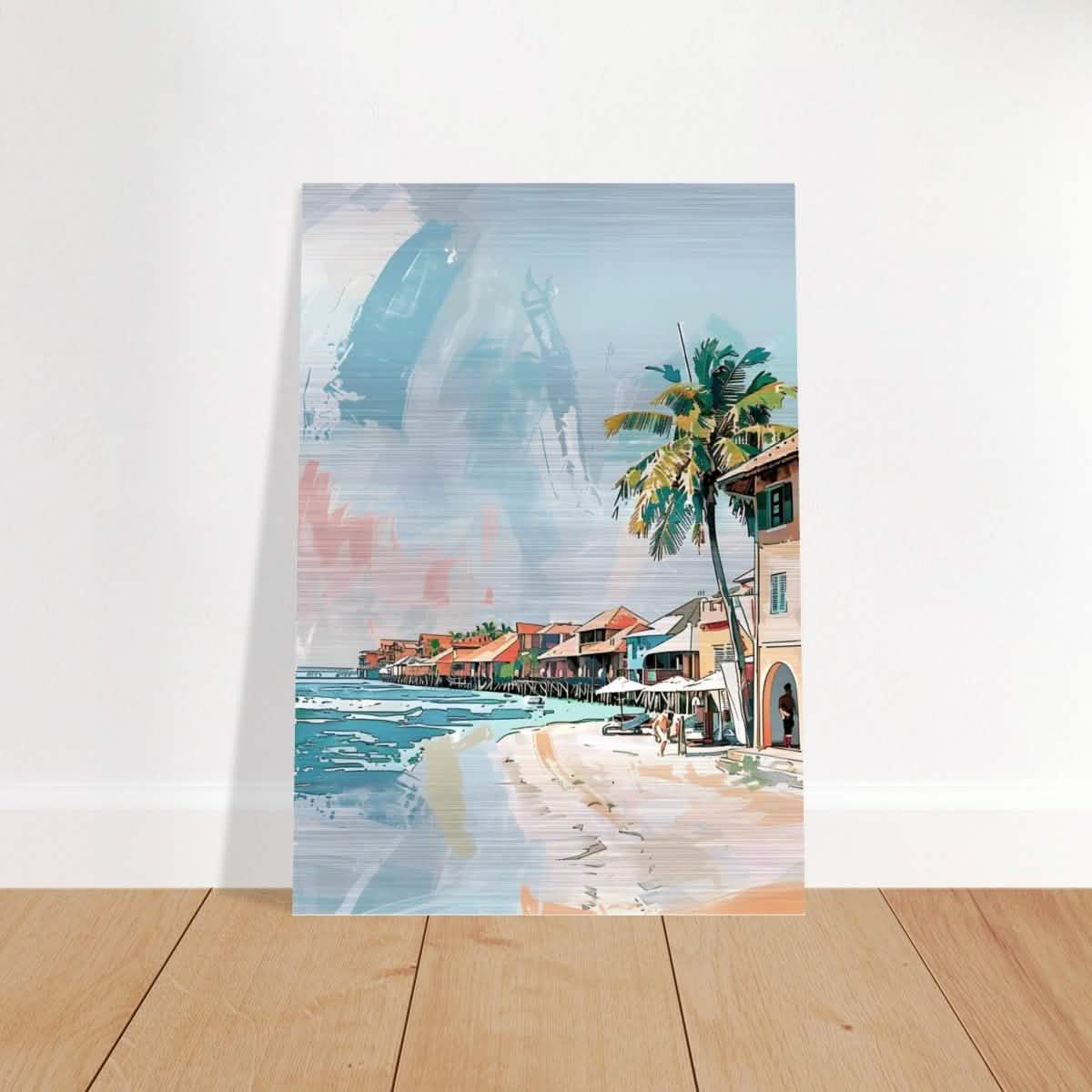 Da Vinci Travel Collection wall art print | Hawaii USA - Brushed Aluminum Print - 70x100 cm / 28x40″ -