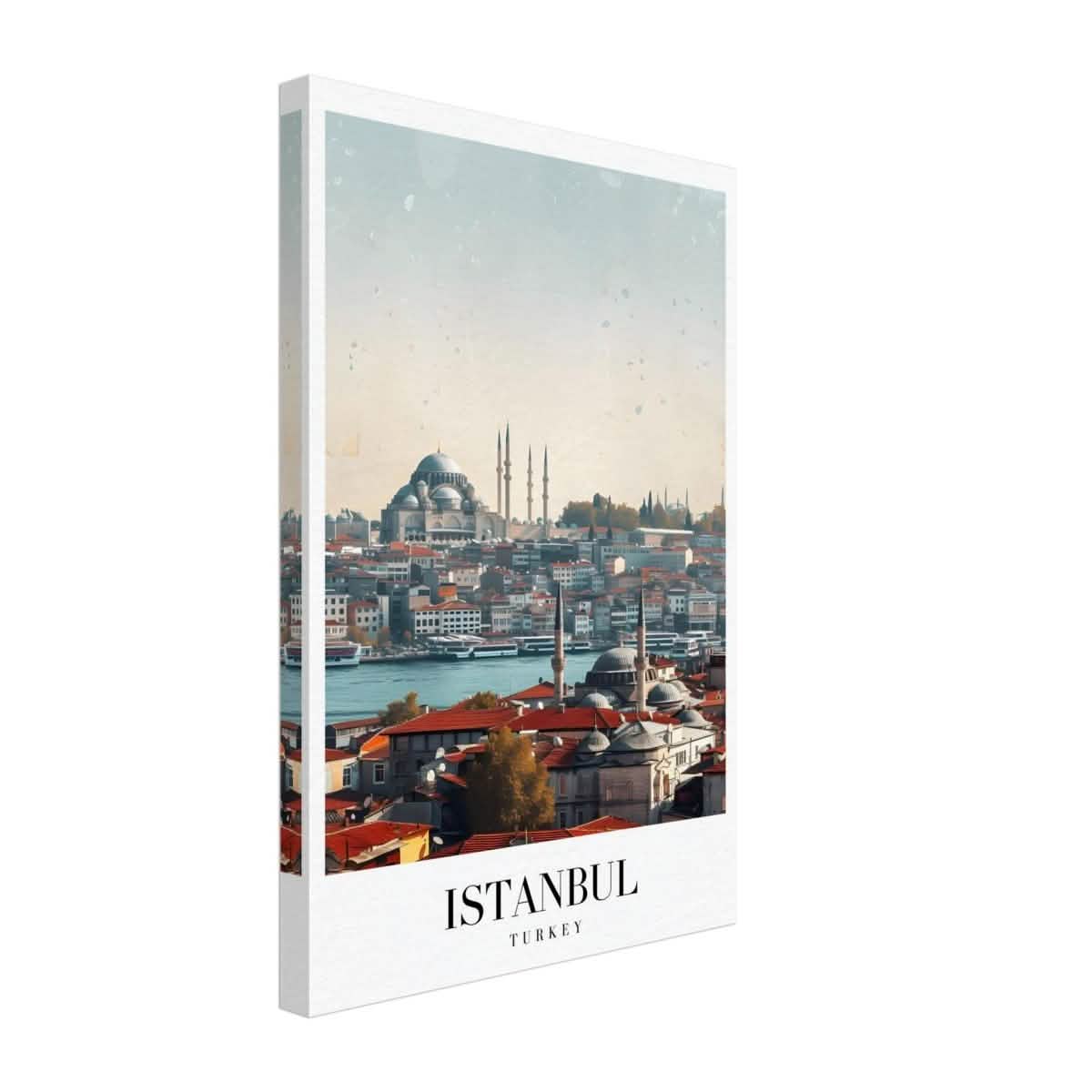 Da Vinci Travel Collection wall art print | Istanbul Turkey - Canvas - 30x45 cm / 12x18″ - Slim