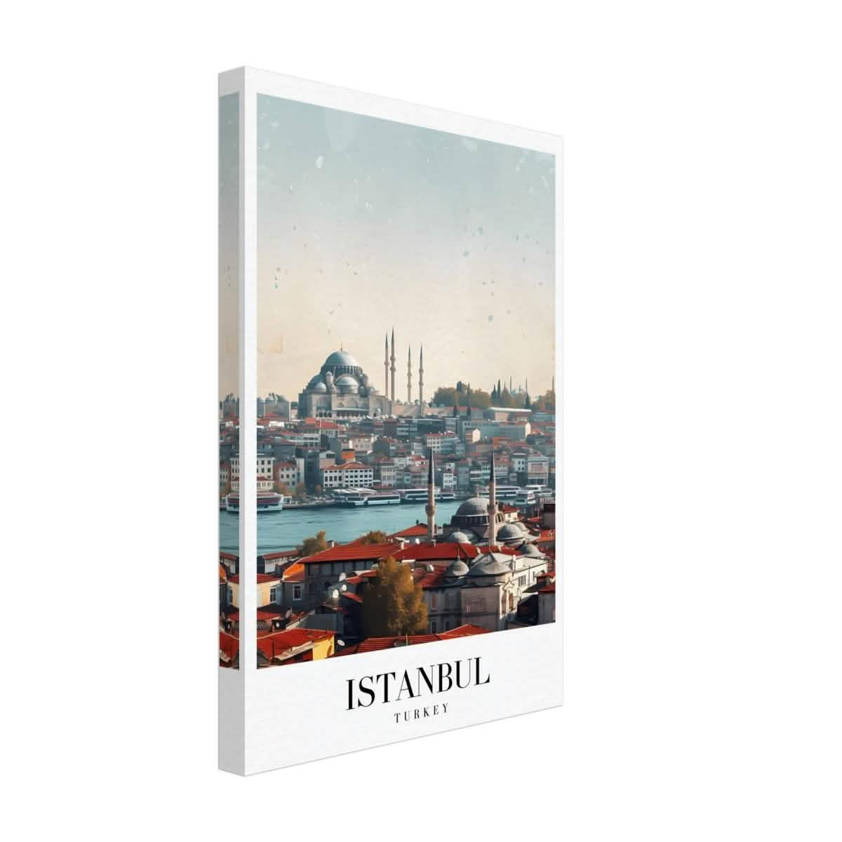 Da Vinci Travel Collection wall art print | Istanbul Turkey - Canvas - 30x45 cm / 12x18″ - Thick