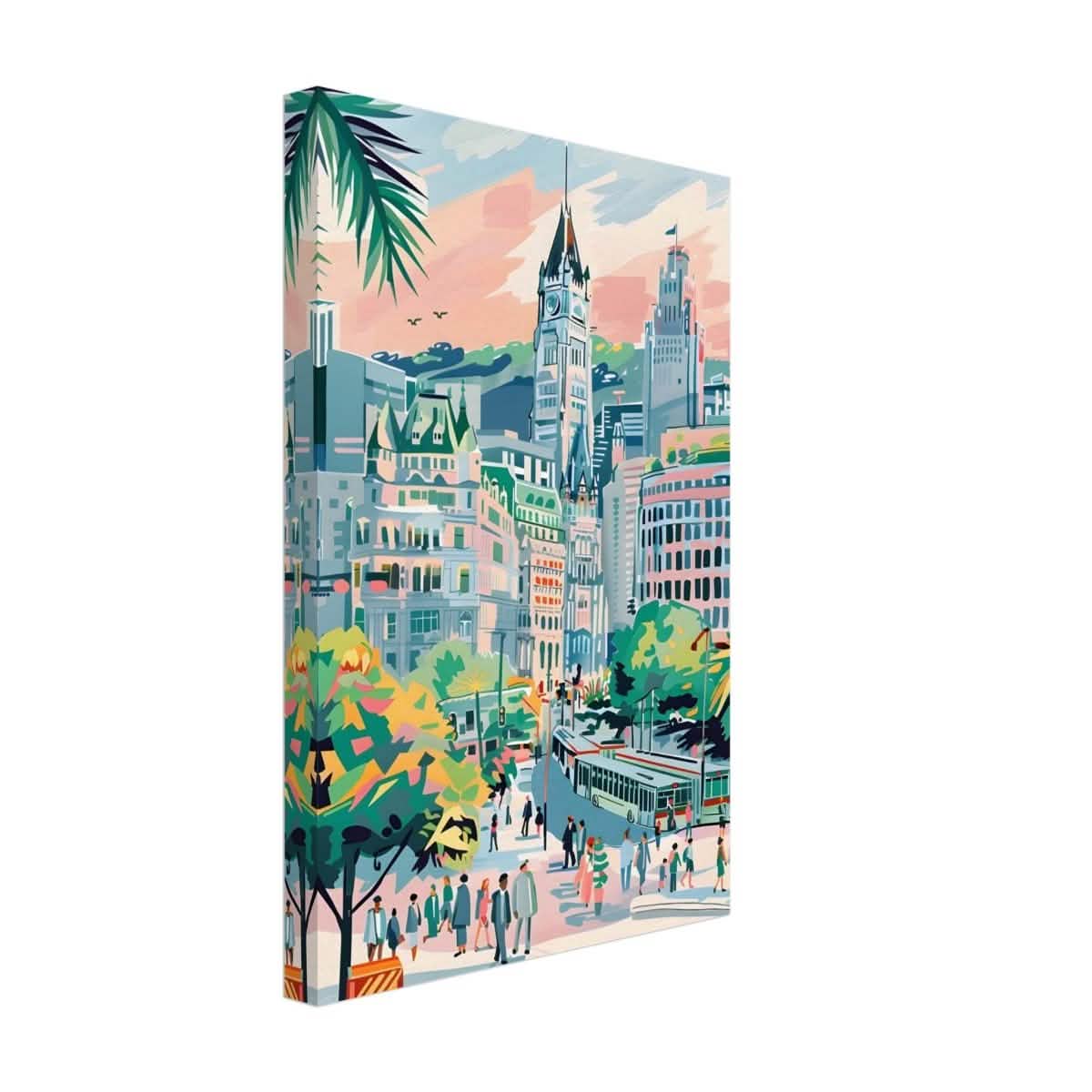 Da Vinci Travel Collection wall art print | Montreal Canada - Canvas - 30x45 cm / 12x18″ - Thick