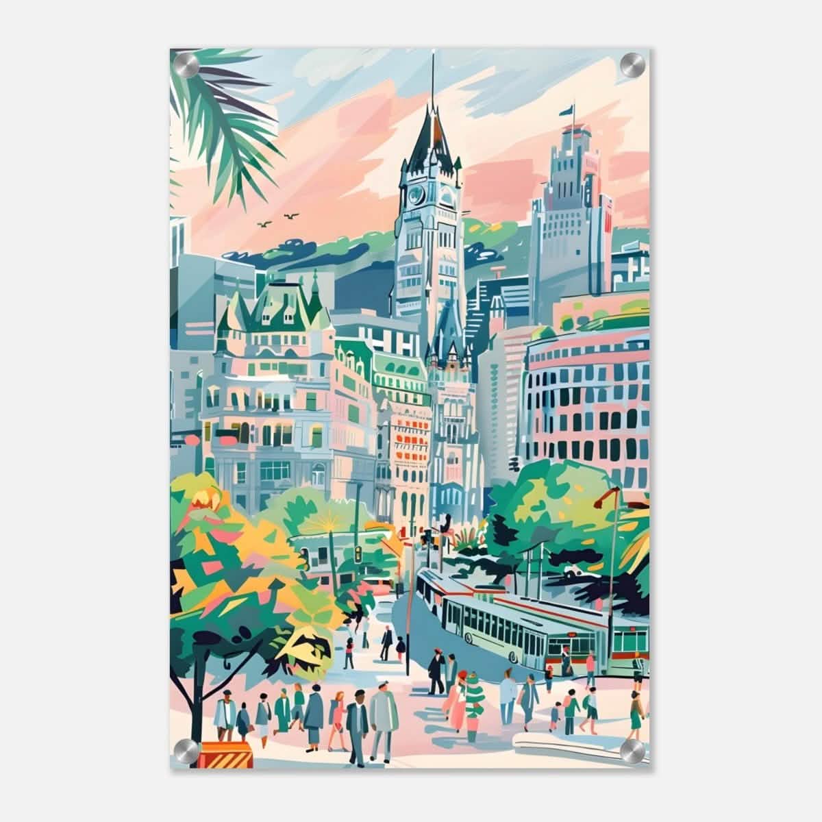 Da Vinci Travel Collection wall art print | Montreal Canada - Acrylic Print - 40x60 cm / 16x24″ -