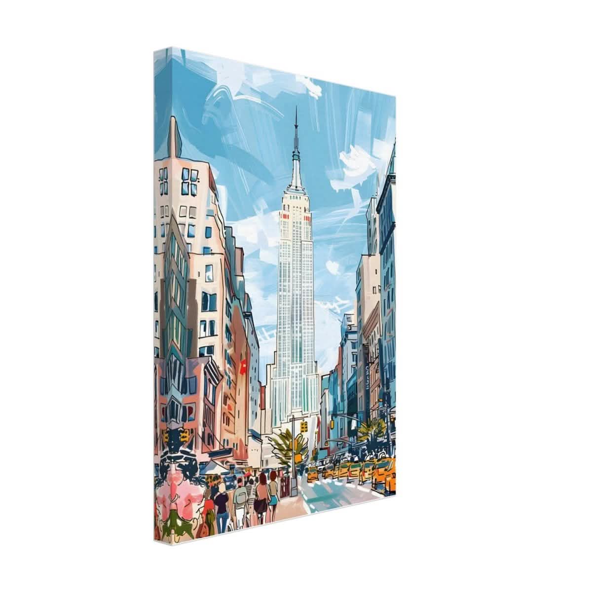 Da Vinci Travel Collection wall art print | New York USA - Canvas - 30x45 cm / 12x18″ - Thick