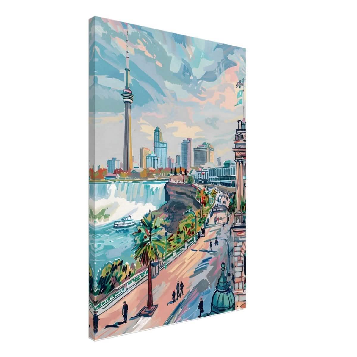 Da Vinci Travel Collection wall art print | Ontario Canada - Canvas - 50x75 cm / 20x30″ - Slim