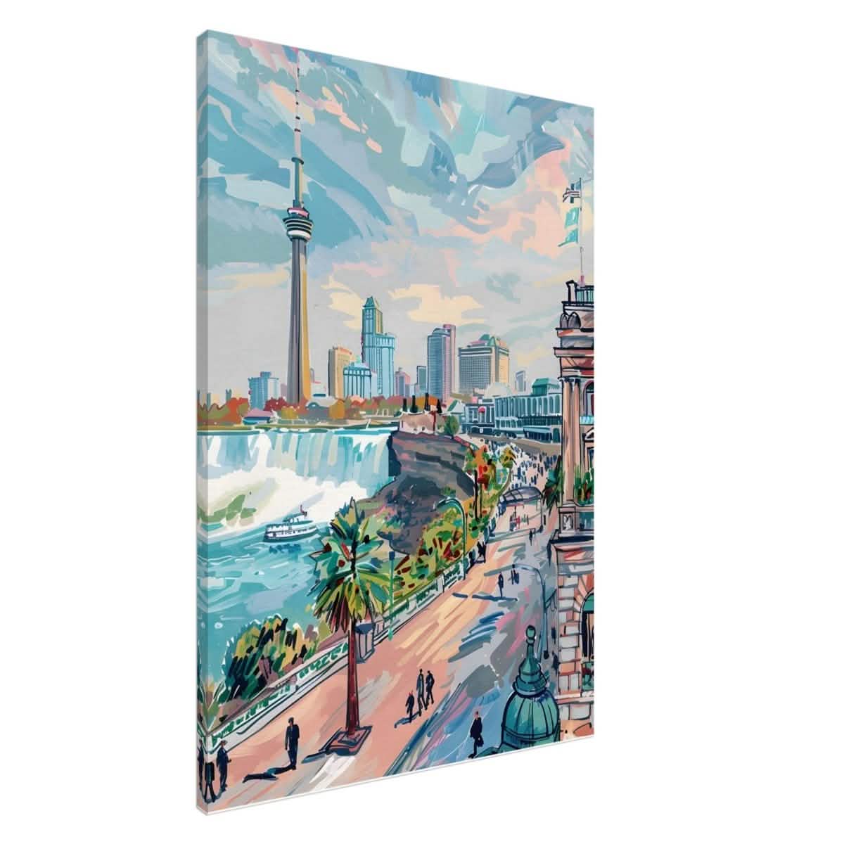 Da Vinci Travel Collection wall art print | Ontario Canada - Canvas - 70x100 cm / 28x40″ - Slim