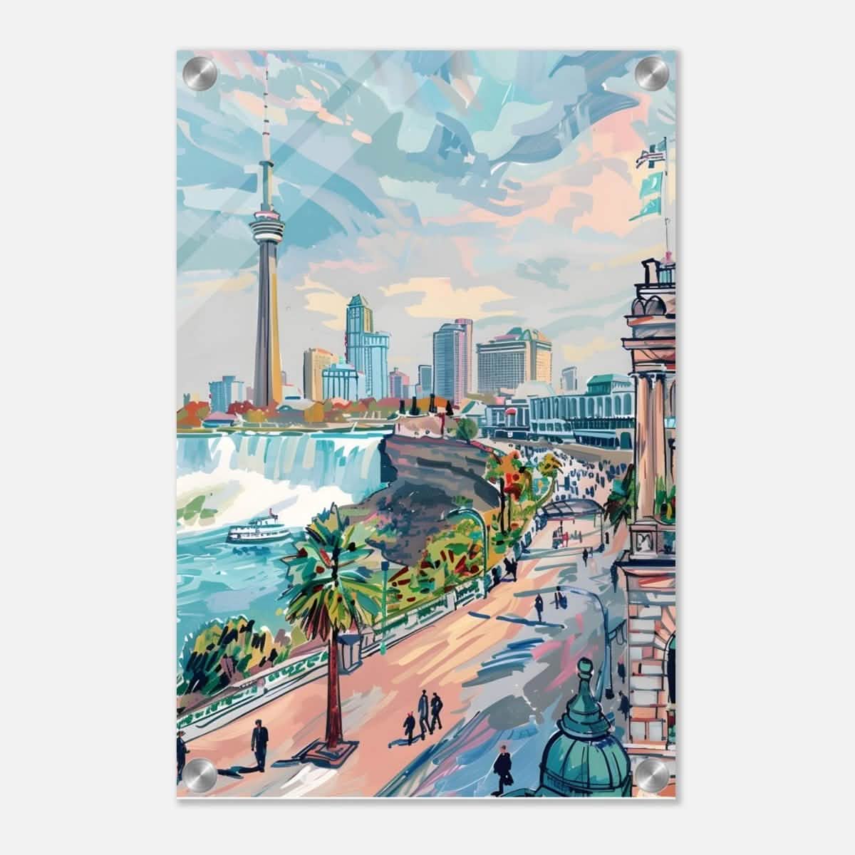 Da Vinci Travel Collection wall art print | Ontario Canada - Acrylic Print - 30x45 cm / 12x18″ -