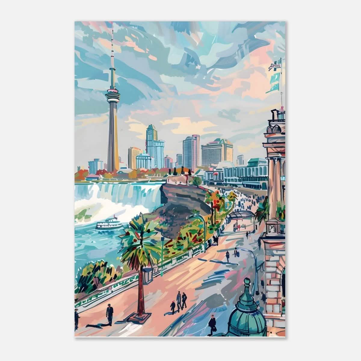 Da Vinci Travel Collection wall art print | Ontario Canada - Aluminum Print - 40x60 cm / 16x24″ -