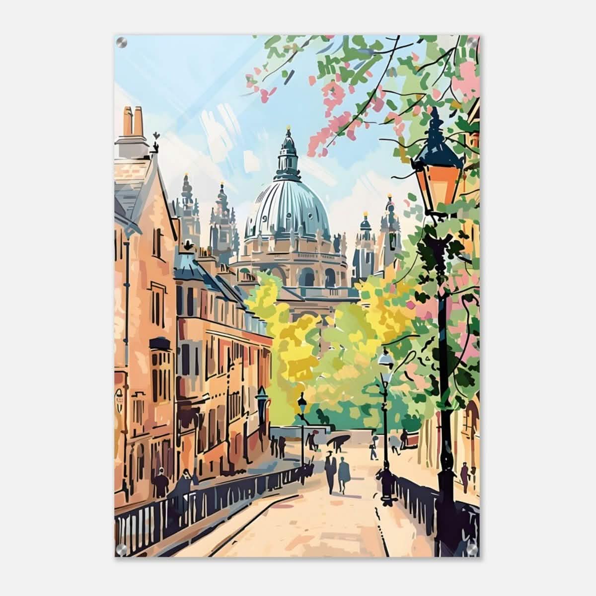 Da Vinci Travel Collection wall art print | Oxford UK - Acrylic Print - 70x100 cm / 28x40″ -
