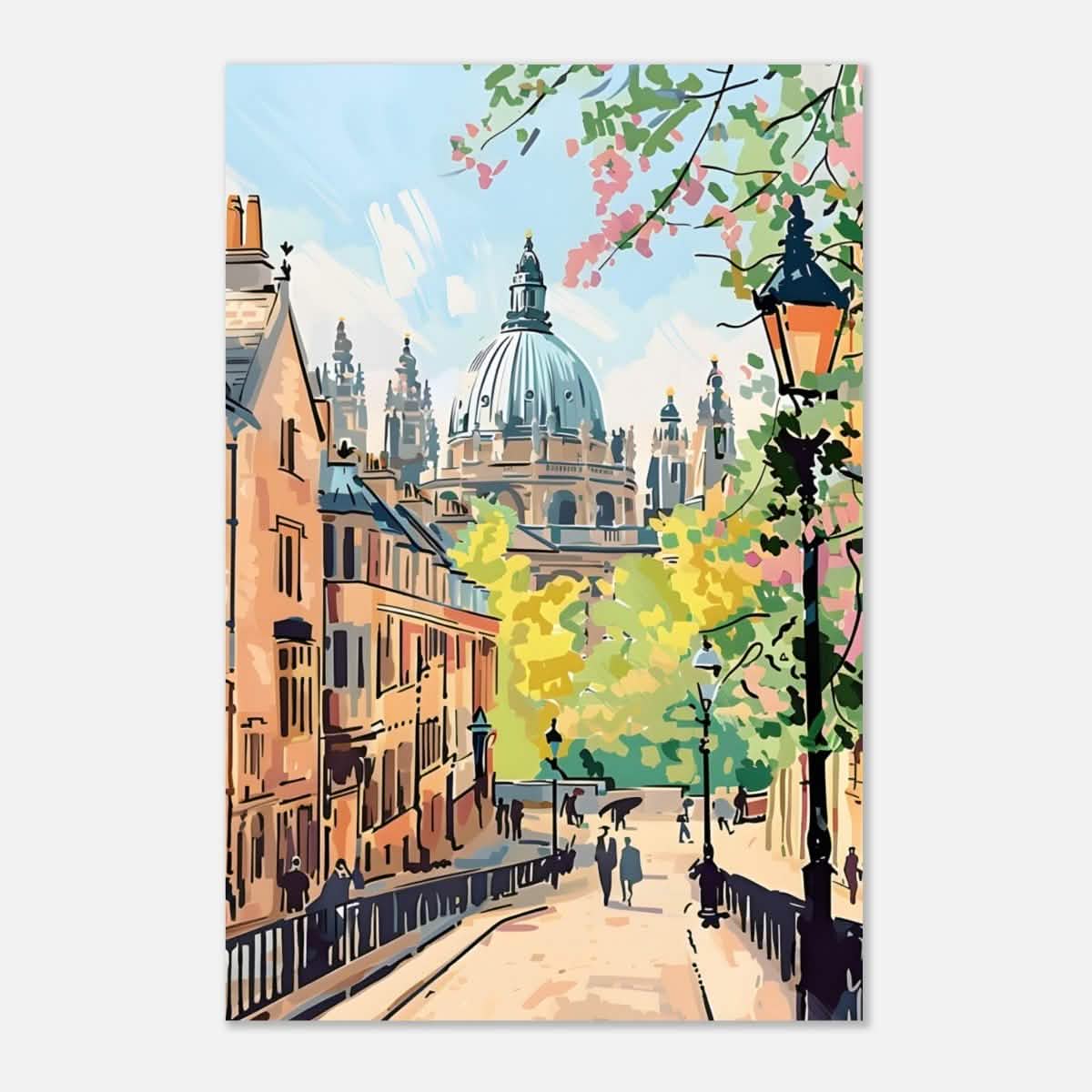Da Vinci Travel Collection wall art print | Oxford UK - Aluminum Print - 40x60 cm / 16x24″ -