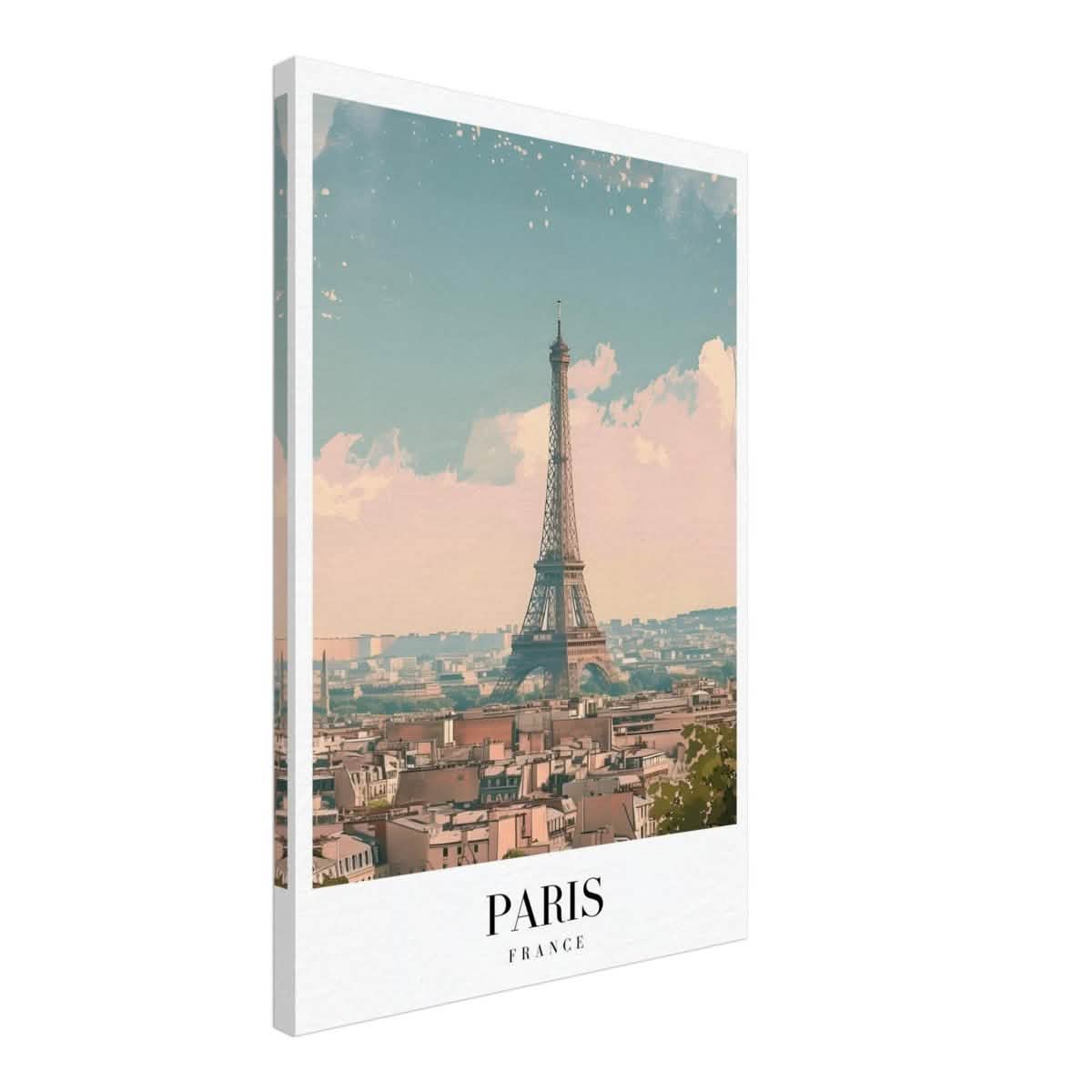Da Vinci Travel Collection wall art print | Paris France - Canvas - 50x75 cm / 20x30″ - Thick