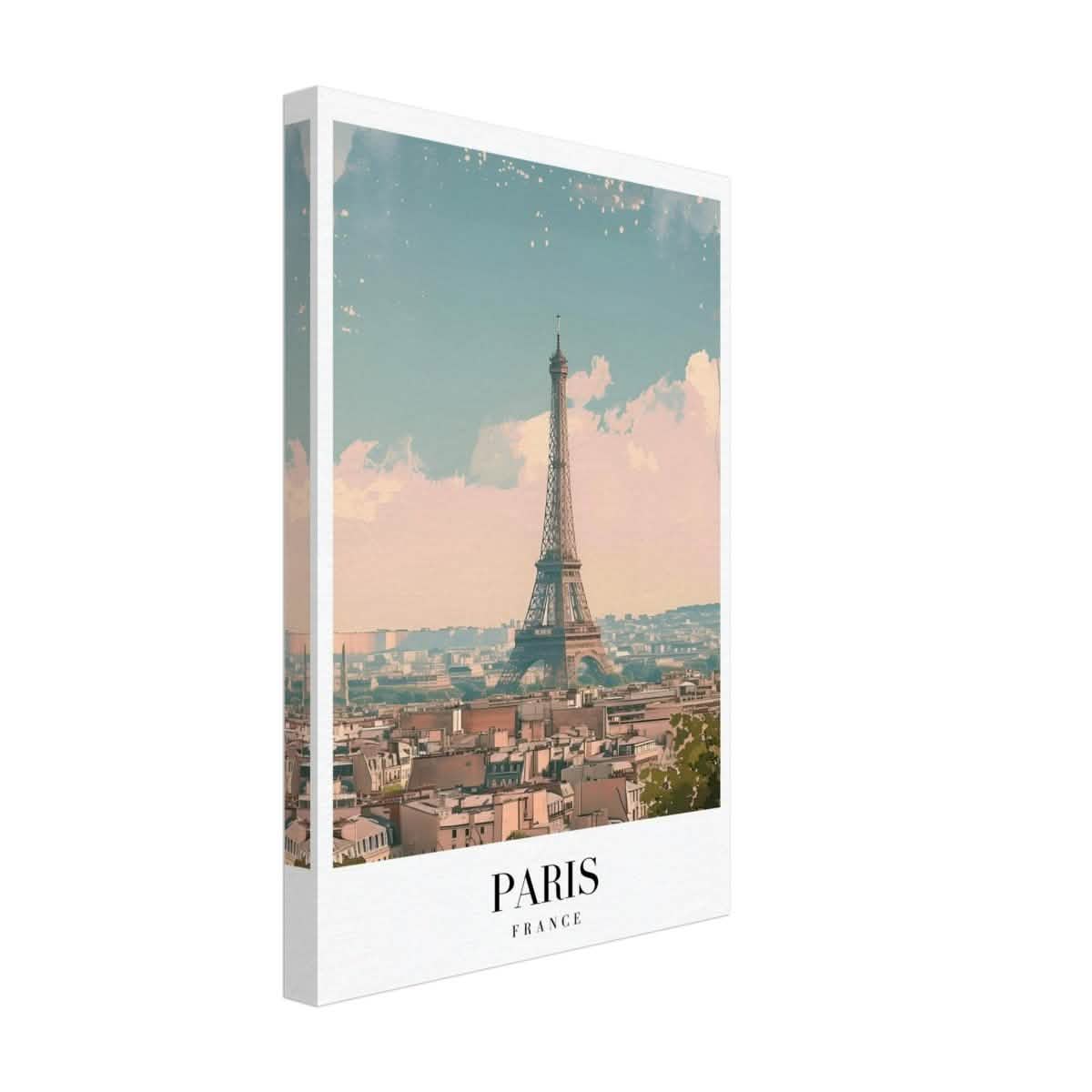 Da Vinci Travel Collection wall art print | Paris France - Canvas - 30x45 cm / 12x18″ - Thick