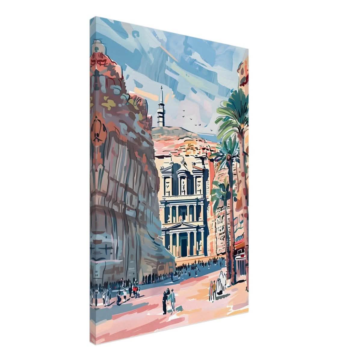 Da Vinci Travel Collection wall art print | Petra Jordan - Canvas - 50x75 cm / 20x30″ - Slim