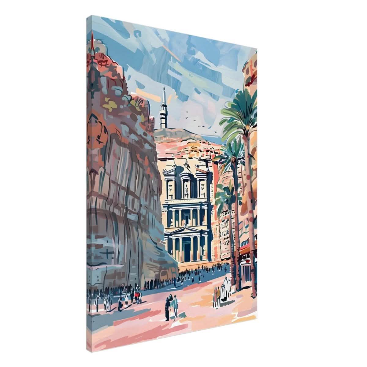 Da Vinci Travel Collection wall art print | Petra Jordan - Canvas - 70x100 cm / 28x40″ - Thick