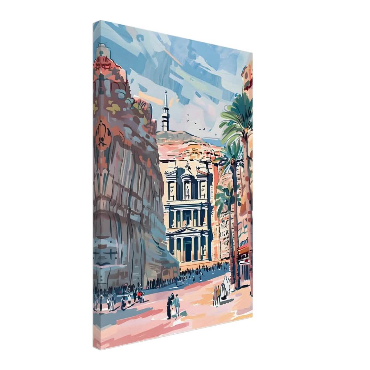 Da Vinci Travel Collection wall art print | Petra Jordan - Canvas - 40x60 cm / 16x24″ - Slim