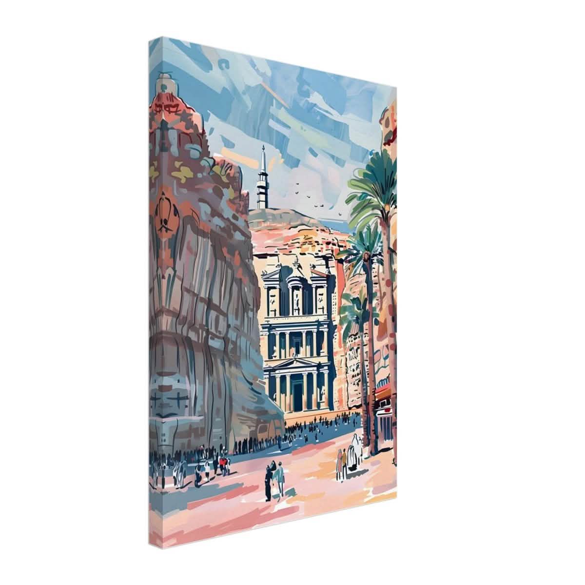 Da Vinci Travel Collection wall art print | Petra Jordan - Canvas - 40x60 cm / 16x24″ - Thick