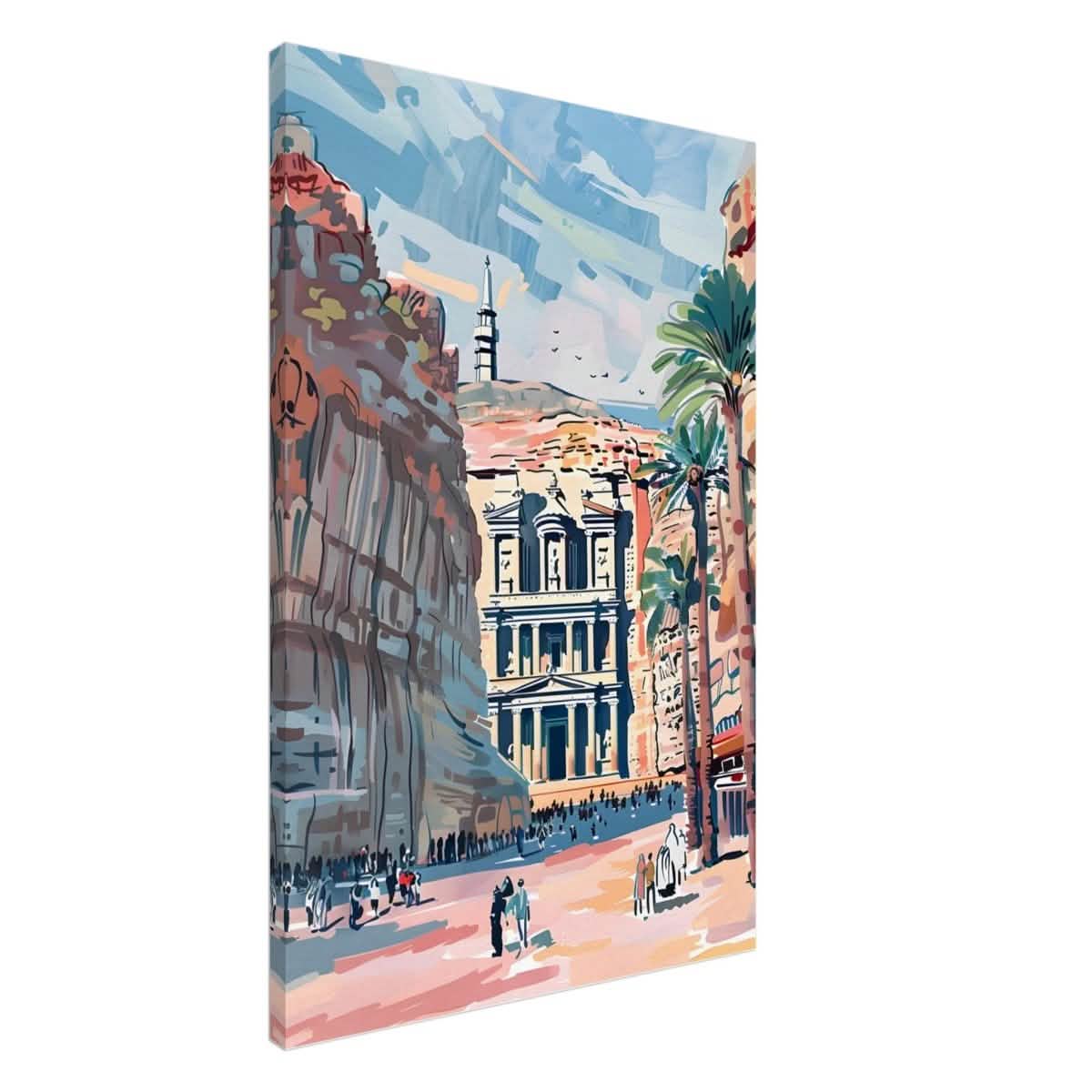 Da Vinci Travel Collection wall art print | Petra Jordan - Canvas - 60x90 cm / 24x36″ - Slim