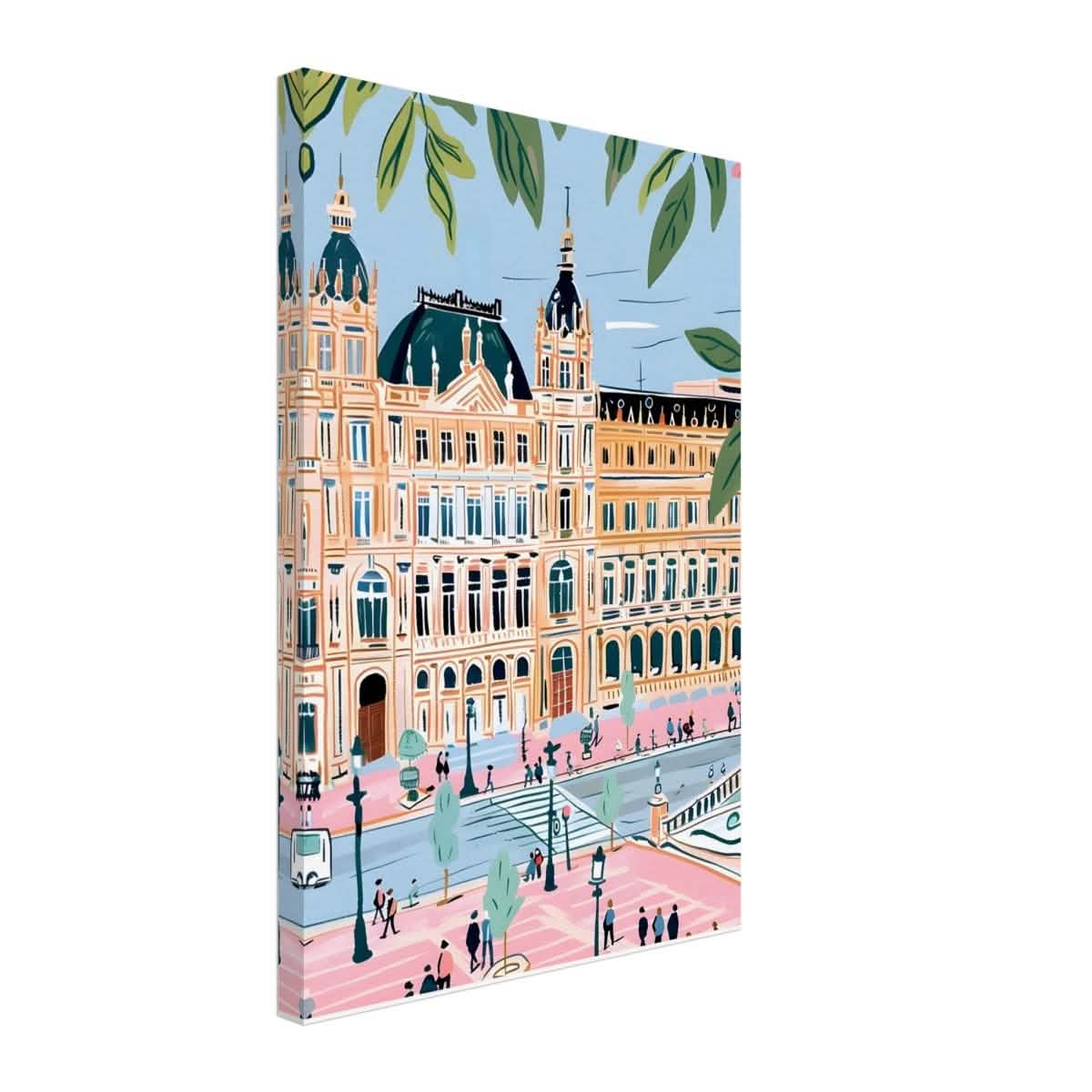 Da Vinci Travel Collection wall art print | Seville Spain - Canvas - 40x60 cm / 16x24″ - Thick