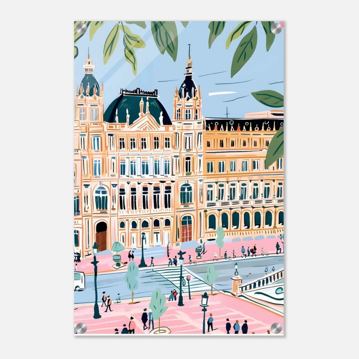 Da Vinci Travel Collection wall art print | Seville Spain - Acrylic Print - 40x60 cm / 16x24″ -