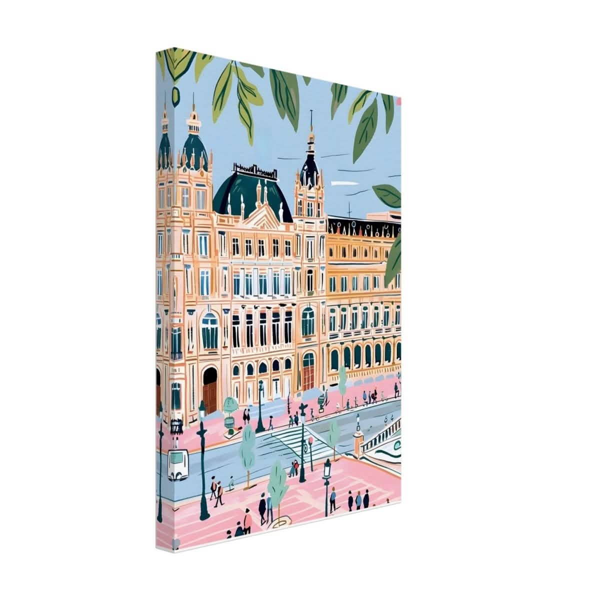 Da Vinci Travel Collection wall art print | Seville Spain - Canvas - 30x45 cm / 12x18″ - Thick