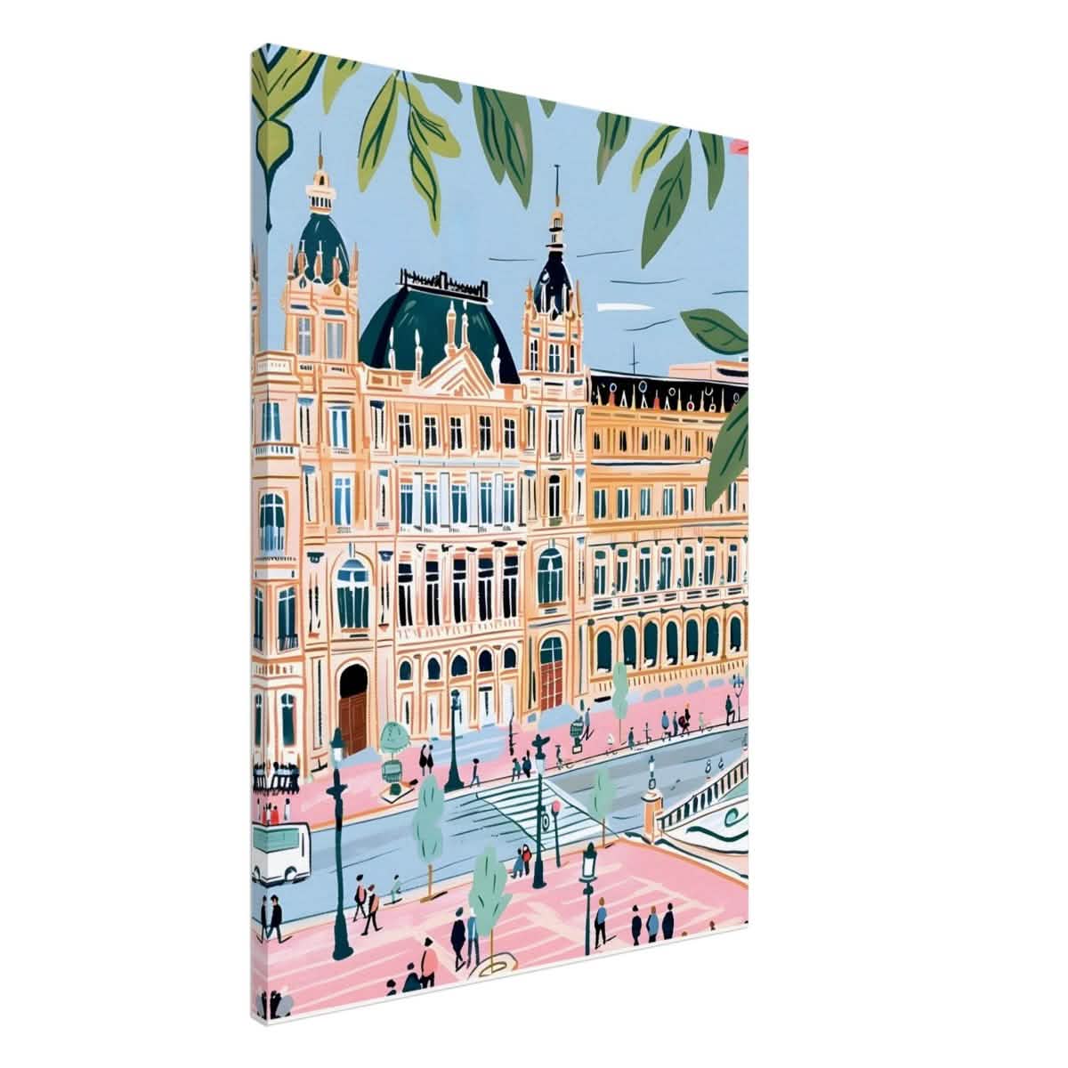 Da Vinci Travel Collection wall art print | Seville Spain - Canvas - 70x100 cm / 28x40″ - Thick