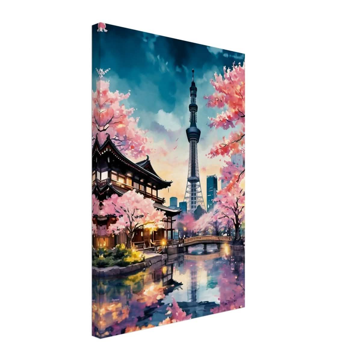 Da Vinci Travel Collection wall art print | Tokyo Japan - Canvas - 40x60 cm / 16x24″ - Thick