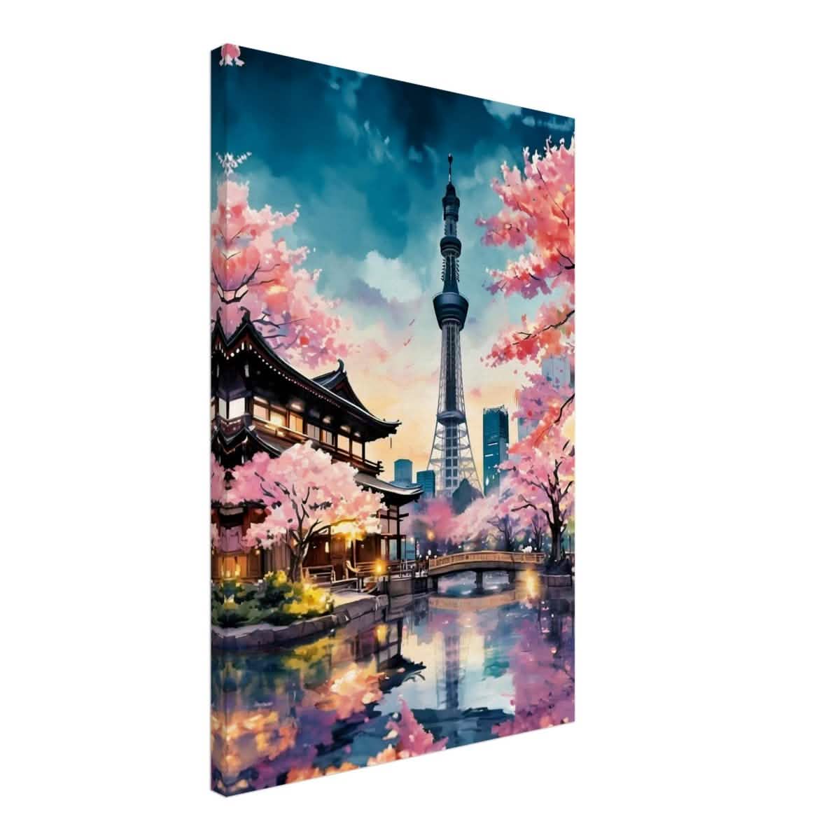 Da Vinci Travel Collection wall art print | Tokyo Japan - Canvas - 50x75 cm / 20x30″ - Thick