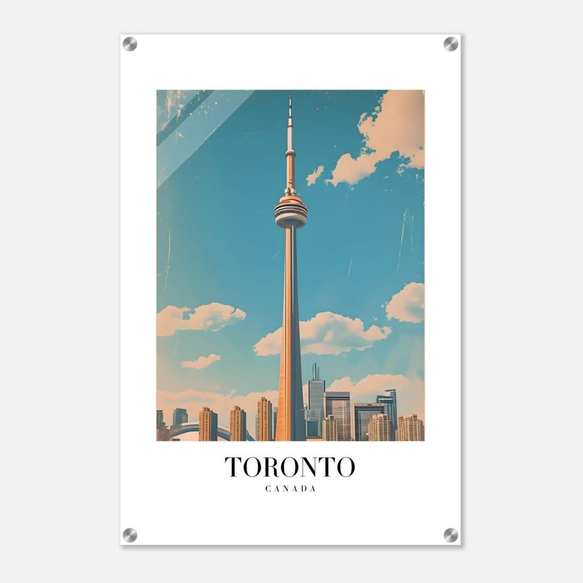 Da Vinci Travel Collection wall art print | Toronto Canada - Acrylic Print - 50x75 cm / 20x30″ -