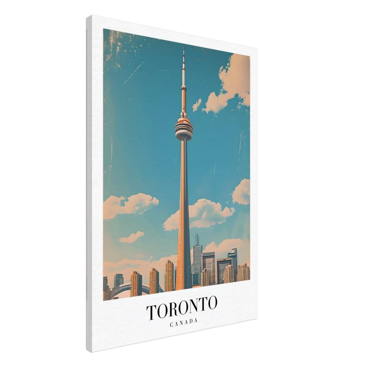 Da Vinci Travel Collection wall art print | Toronto Canada - Canvas - 70x100 cm / 28x40″ - Thick