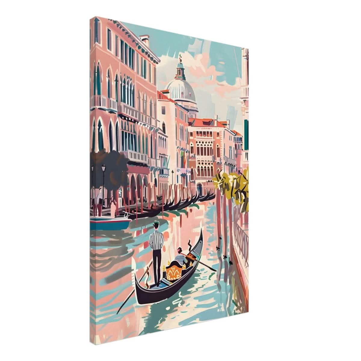 Da Vinci Travel Collection wall art print | Venice Italy - Canvas - 50x75 cm / 20x30″ - Slim