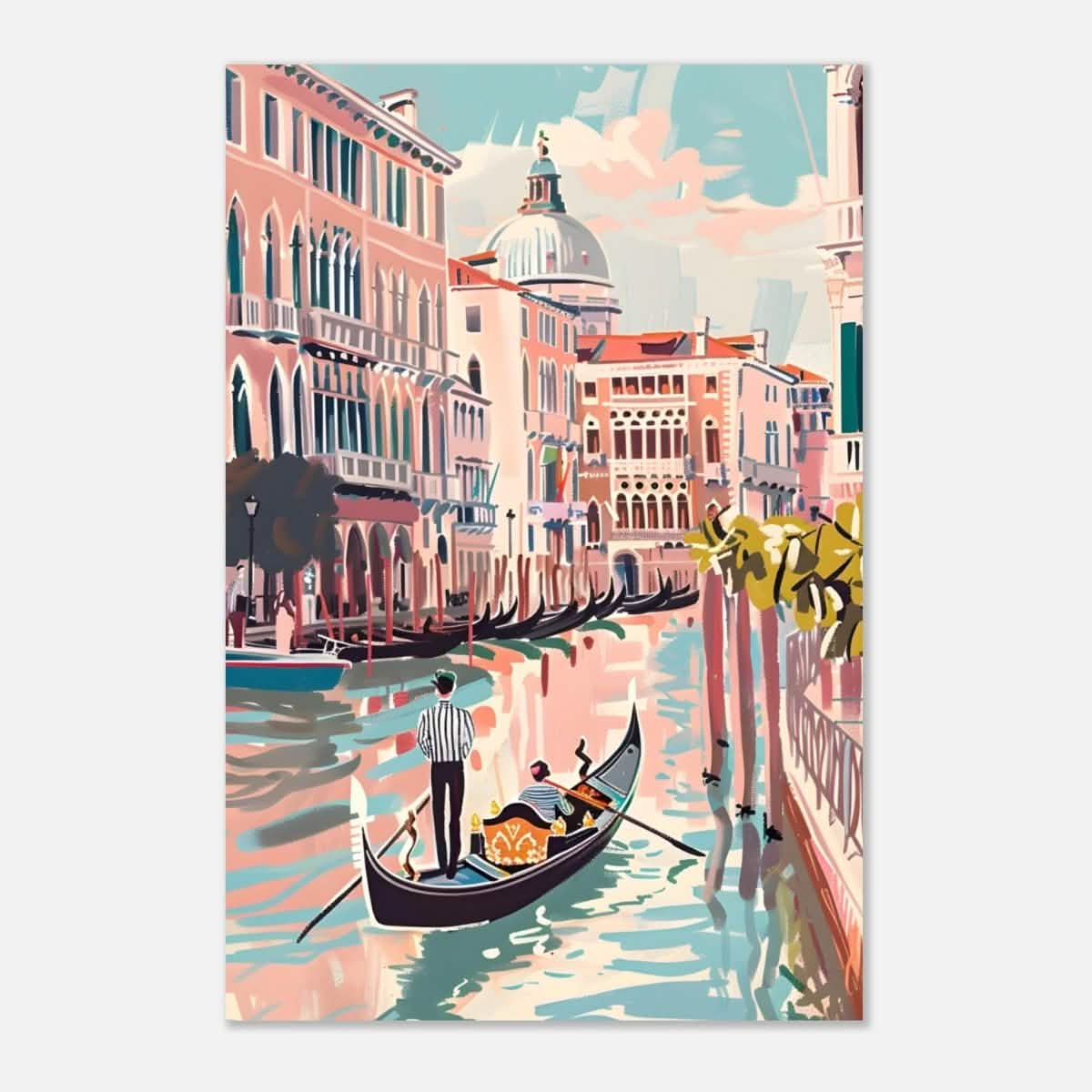 Da Vinci Travel Collection wall art print | Venice Italy - Aluminum Print - 60x90 cm / 24x36″ -
