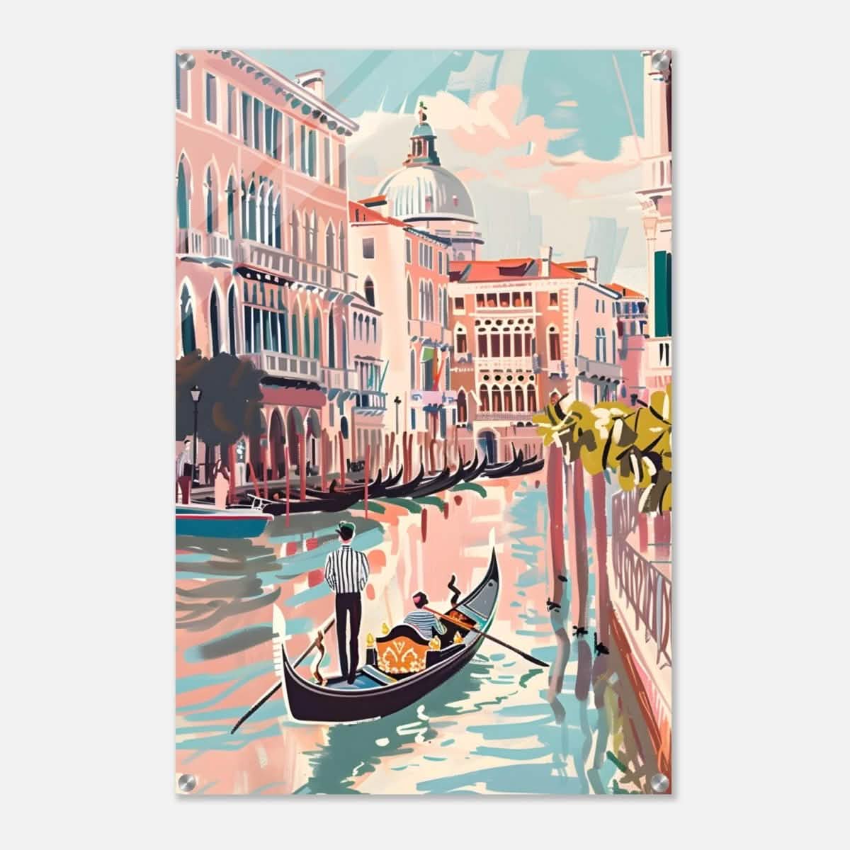Da Vinci Travel Collection wall art print | Venice Italy - Acrylic Print - 60x90 cm / 24x36″ -