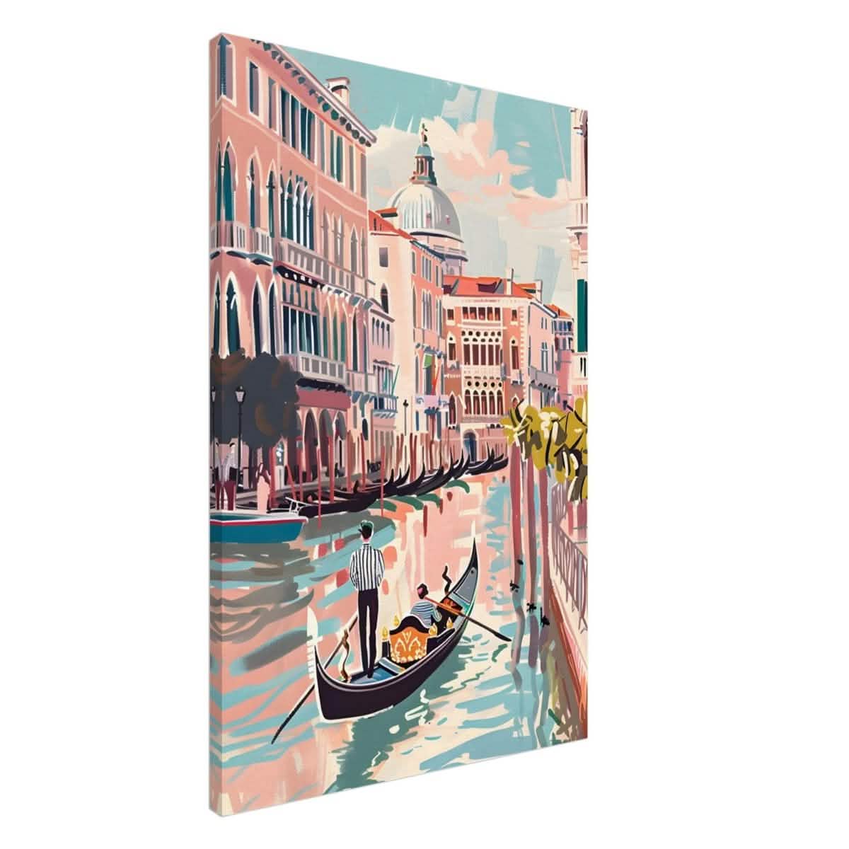Da Vinci Travel Collection wall art print | Venice Italy - Canvas - 60x90 cm / 24x36″ - Slim