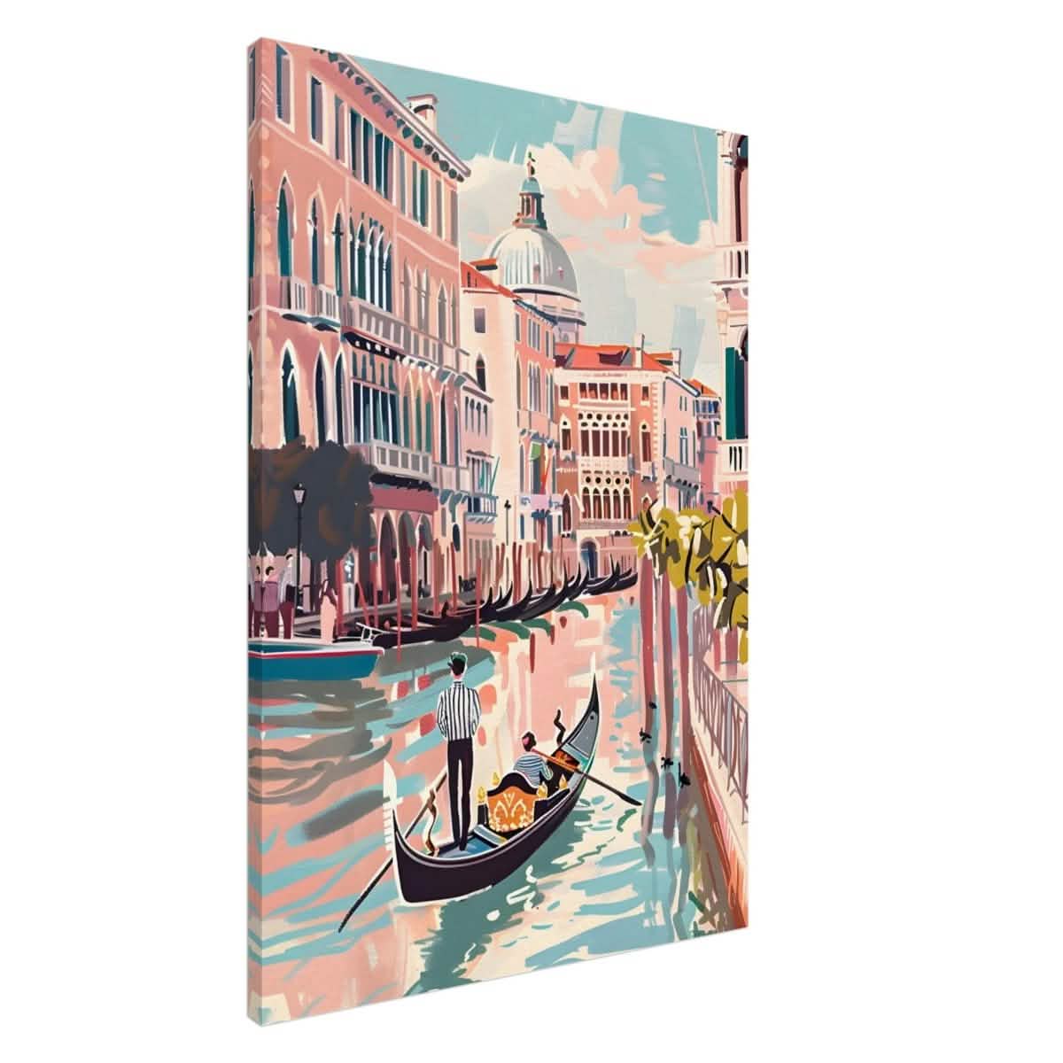 Da Vinci Travel Collection wall art print | Venice Italy - Canvas - 70x100 cm / 28x40″ - Slim