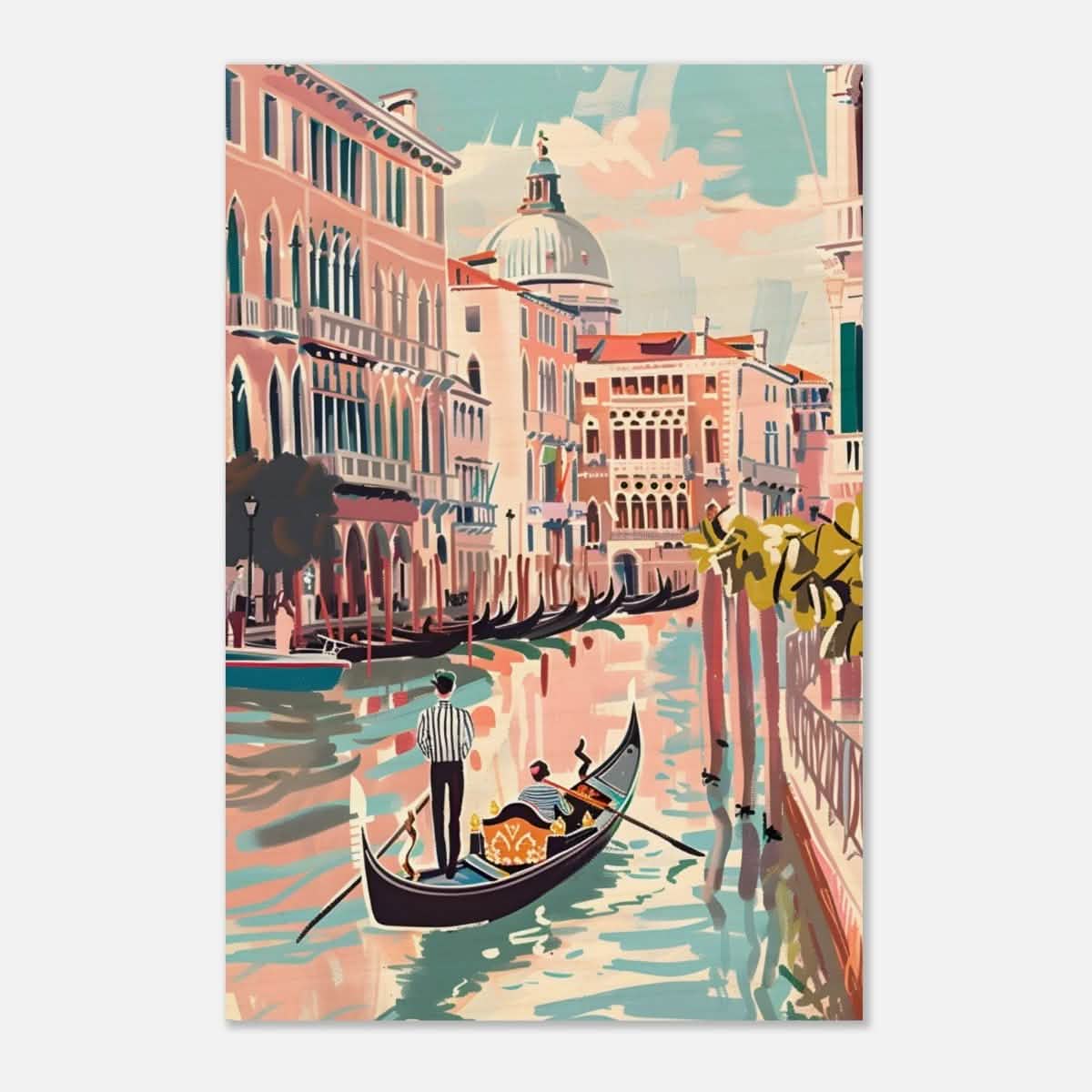 Da Vinci Travel Collection wall art print | Venice Italy - Wood Prints - 30x45 cm / 12x18″ - 20 mm