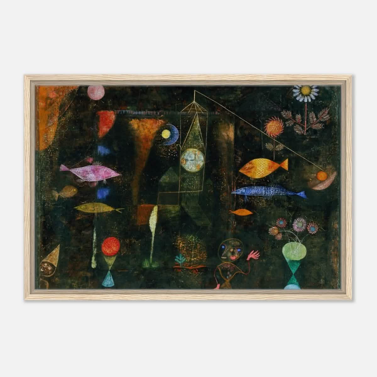 Da Vinci Vintage wall art print | Fish Magic by Paul Klee (1925) - Acrylic Print - 30x45 cm / 12x18″ -