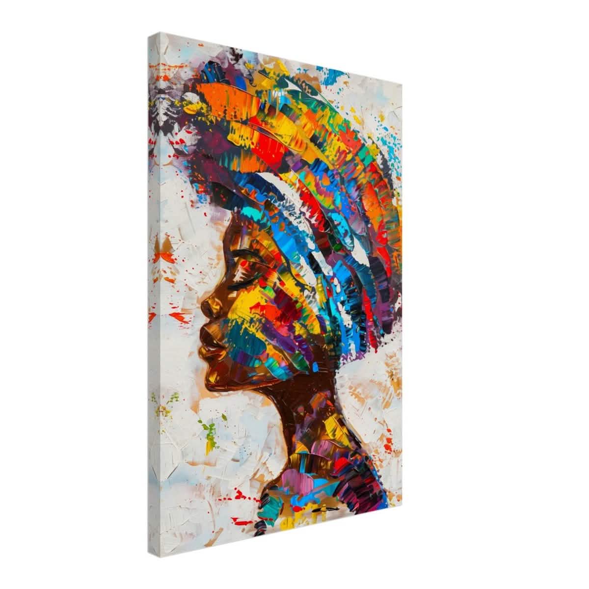 Da Vinci Wall art Print | Eclectic Expressions | African Theme | Contemporary art - Canvas - 40x60 cm / 16x24″ -