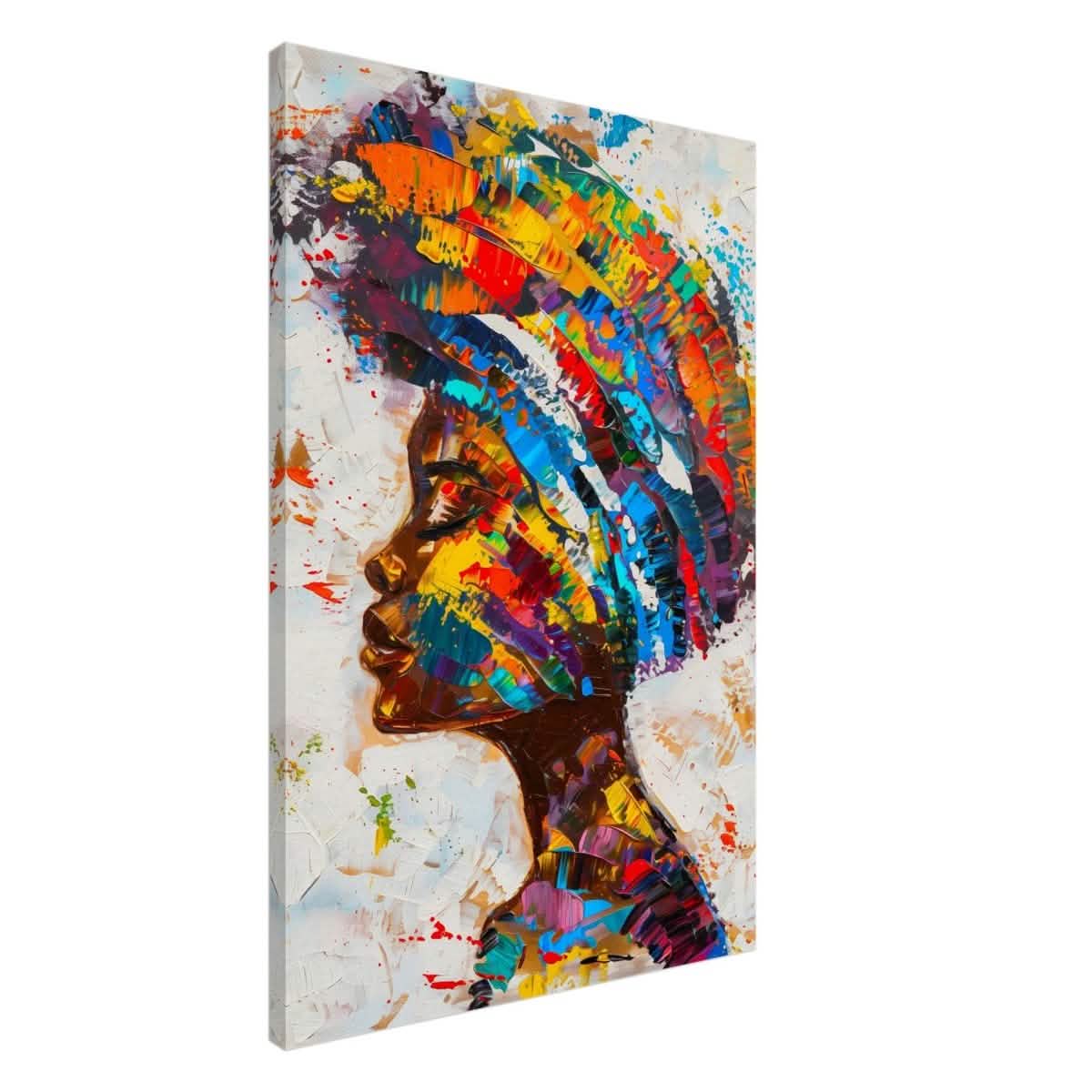 Da Vinci Wall art Print | Eclectic Expressions | African Theme | Contemporary art - Canvas - 60x90 cm / 24x36″ -