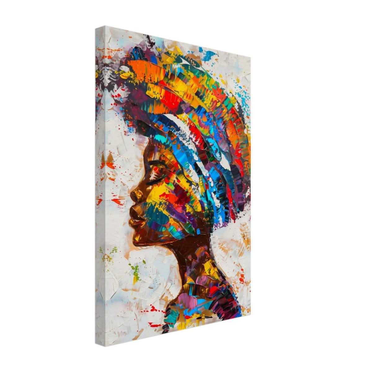 Da Vinci Wall art Print | Eclectic Expressions | African Theme | Contemporary art - Canvas - 30x45 cm / 12x18″ -