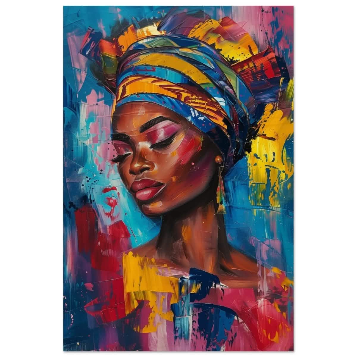 Da Vinci Wall art Print | Eclectic Expressions | African Theme - Wood Prints - 30x45 cm / 12x18″ -