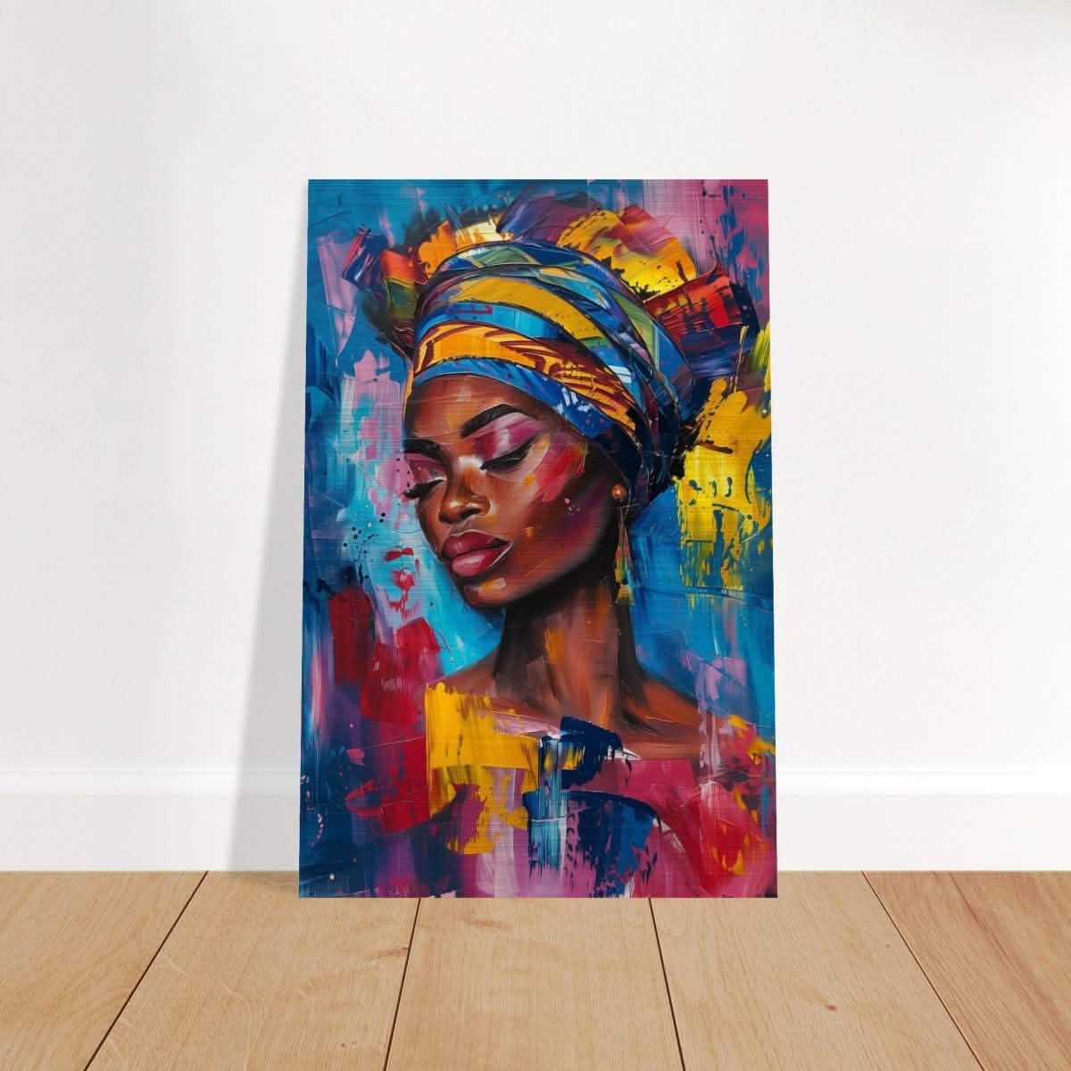 Da Vinci Wall art Print | Eclectic Expressions | African Theme - Brushed Aluminum Print - 50x75 cm / 20x30″ -