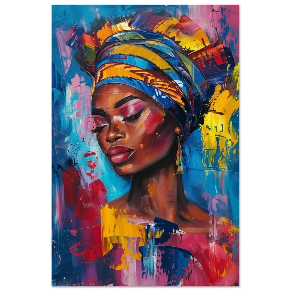 Da Vinci Wall art Print | Eclectic Expressions | African Theme - Aluminum Print - 50x75 cm / 20x30″ -