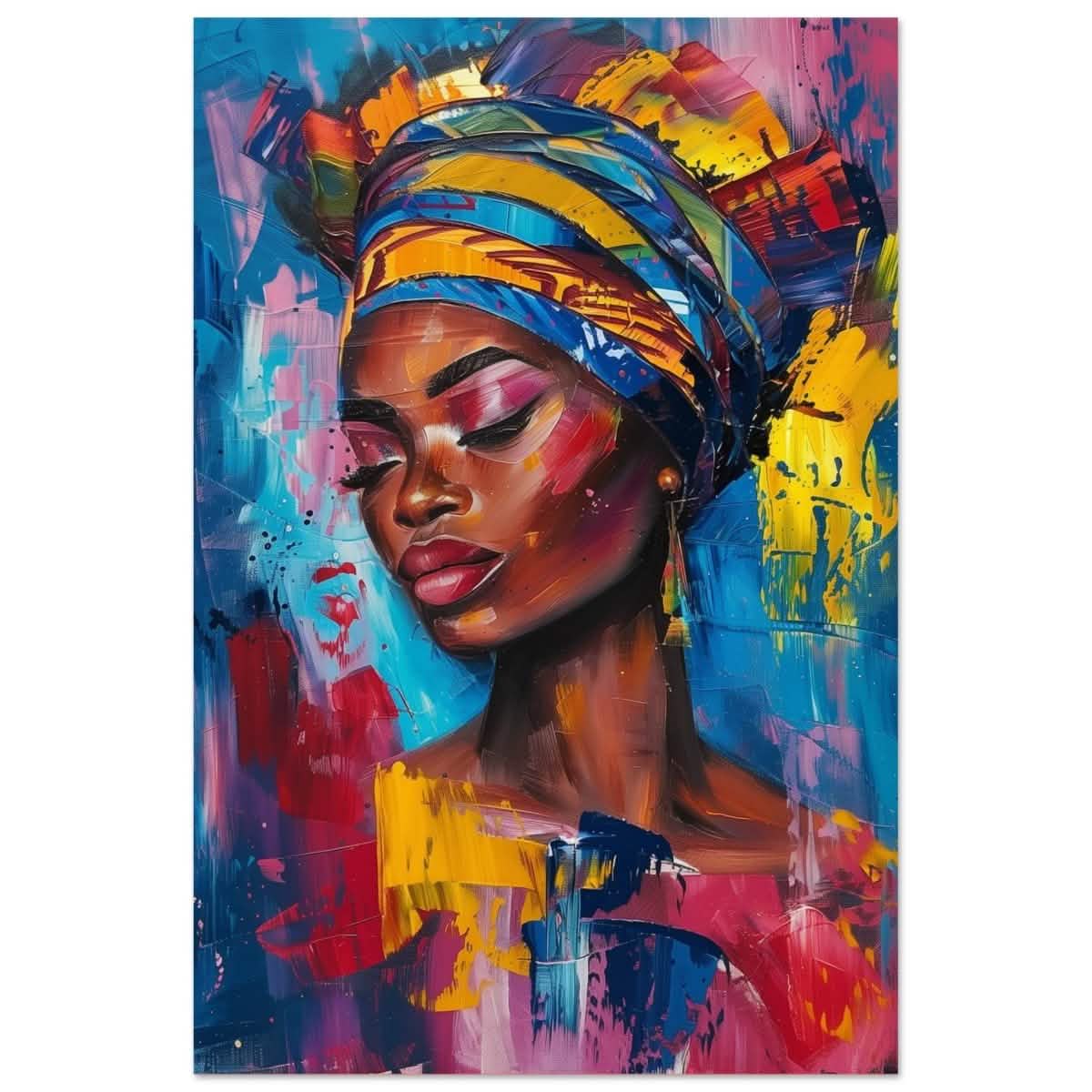 Da Vinci Wall art Print | Eclectic Expressions | African Theme - Aluminum Print - 30x45 cm / 12x18″ -