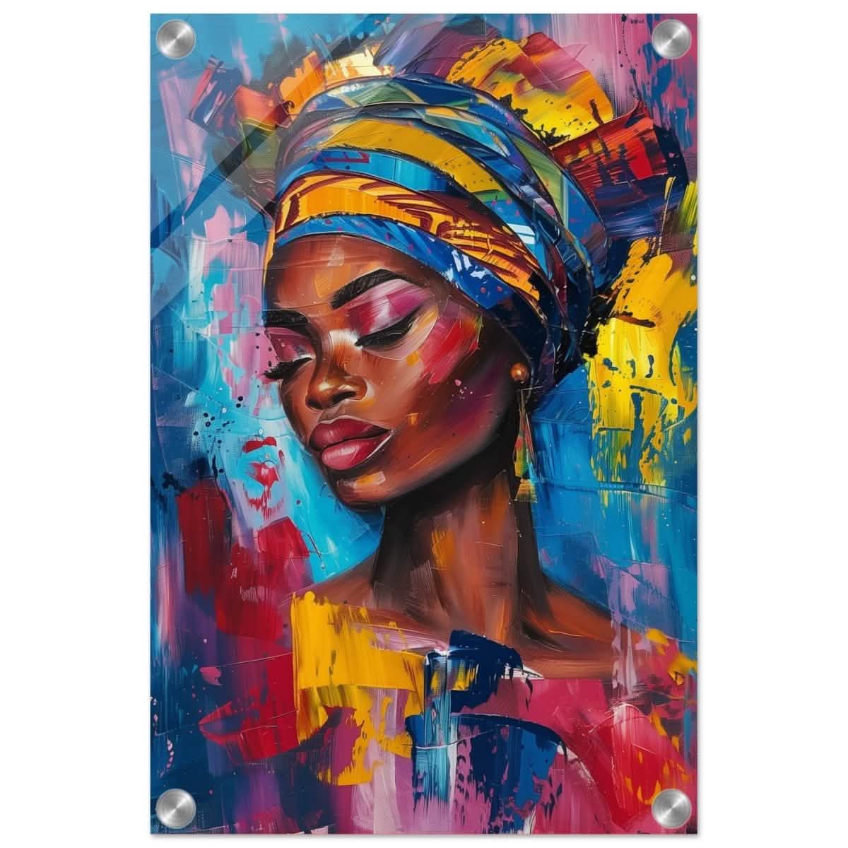 Da Vinci Wall art Print | Eclectic Expressions | African Theme - Acrylic Print - 30x45 cm / 12x18″ -