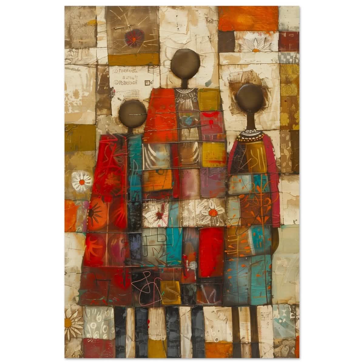 Da Vinci Wall art Print | Eclectic Expressions | African Theme - Wood Prints - 30x45 cm / 12x18″ -